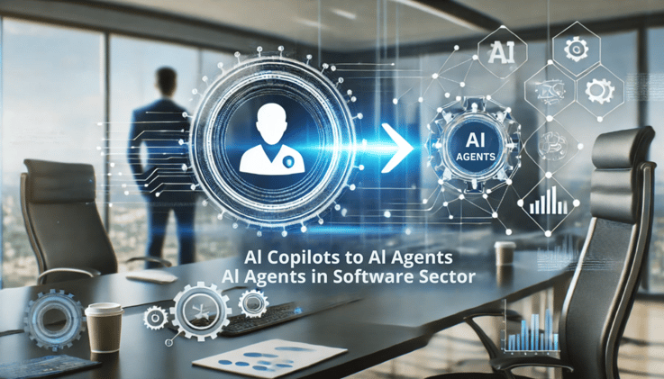 The software industry shifts its focus from artificial intelligence copilots to advanced artificial intelligence agents.